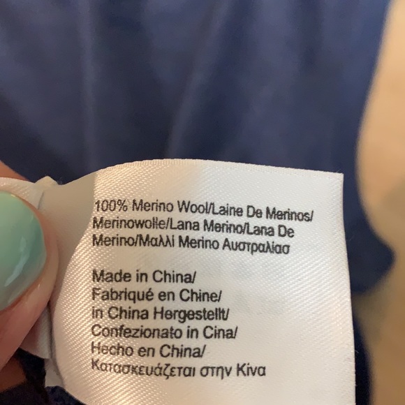 Brooks Brothers Blue Merino Sweater Vest - Picture 4 of 4